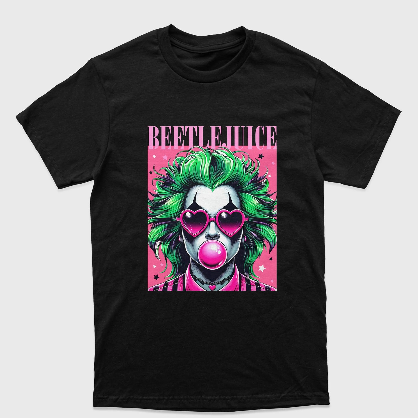 Camiseta Básica Unissex beetlejuice Fashion Movie