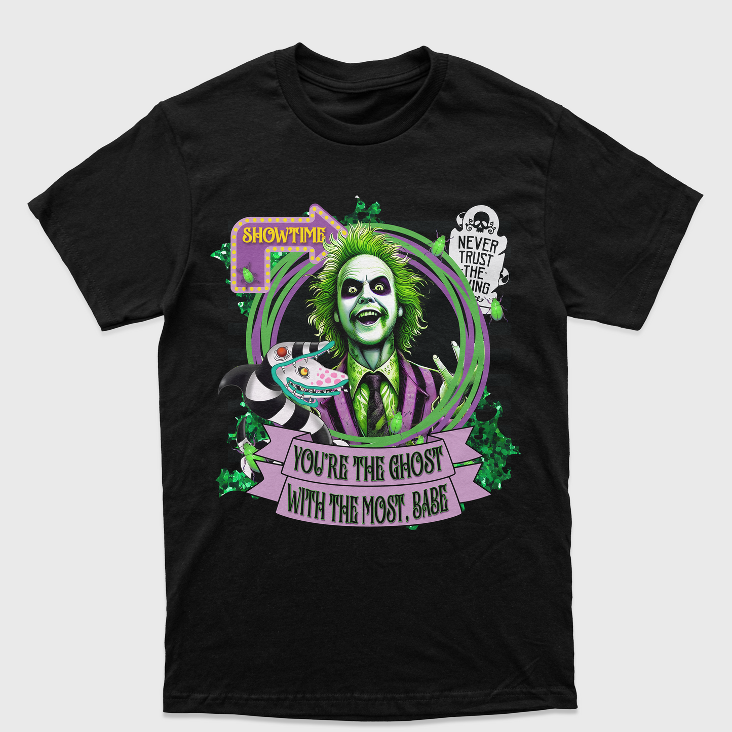 Camiseta Básica Unissex Beetlejuice You Are The Ghost