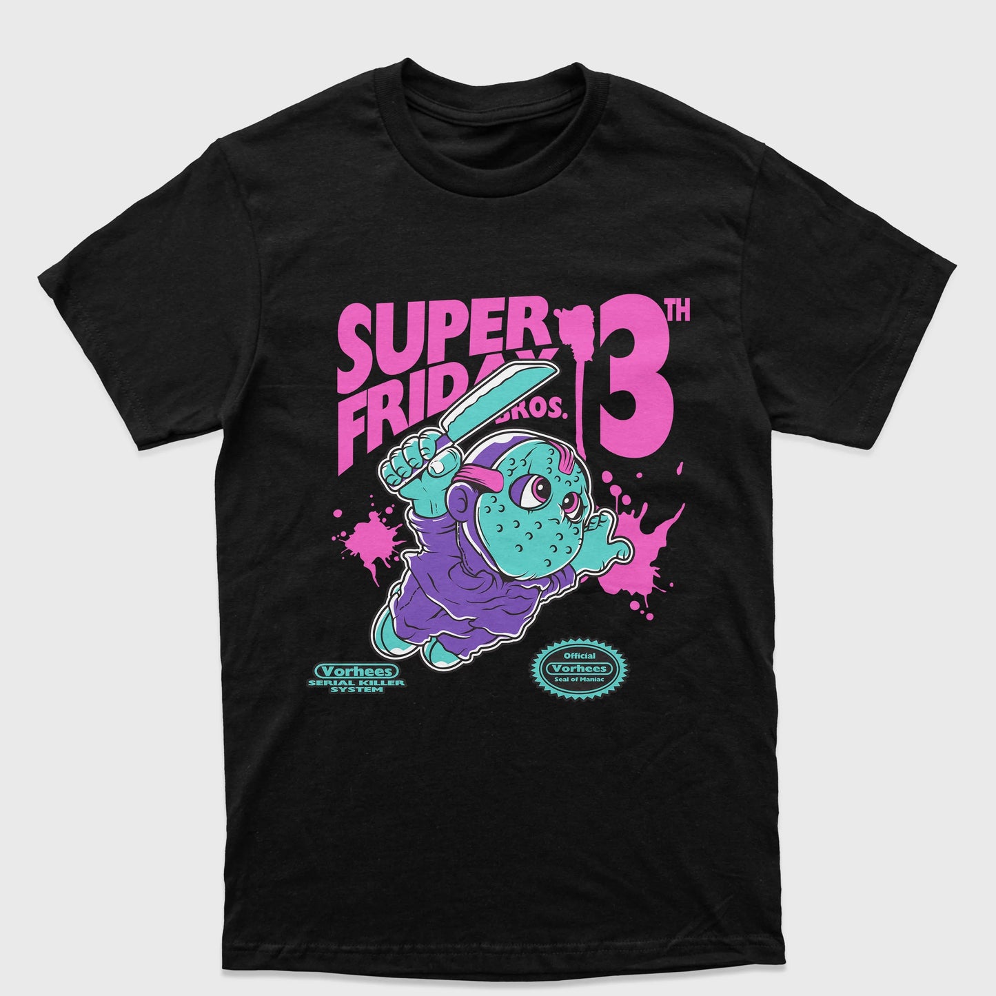 Camiseta Básica Unissex Super Mario Sexta Feira 13
