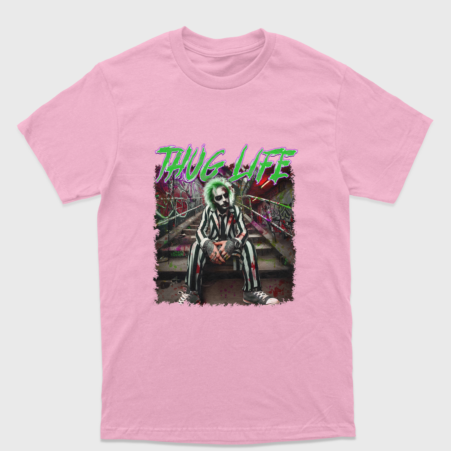 Camiseta Básica Unissex Thug Life Beetlejuice