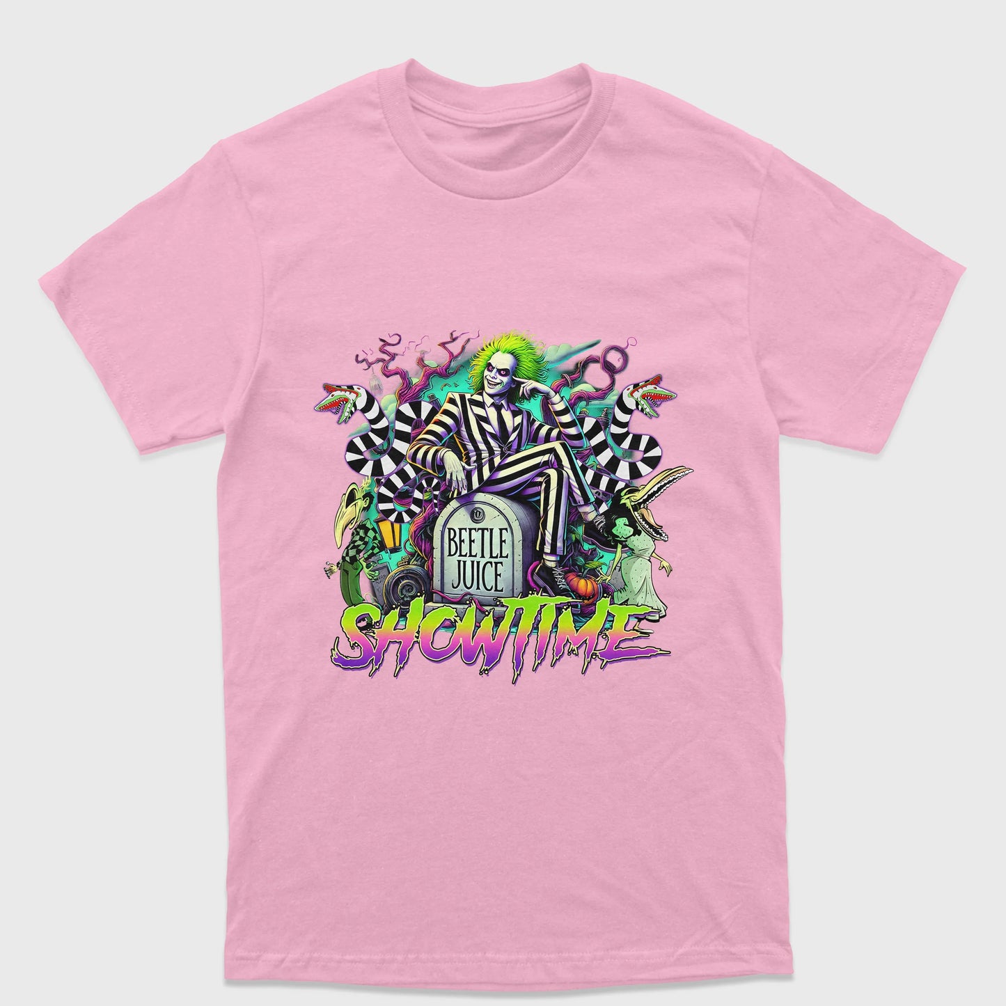 Camiseta Básica Unissex Showtime Beetlejuice