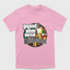 Camiseta Básica Unissex Grand Theft Auto San Andreas-ROSA BEBE