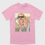 Camiseta Básica Unissex Grand Theft Auto Woman Logo-ROSA BEBE