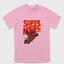 Camiseta Básica Unissex Super Mario Deadpool Marvel Rosa bebê 