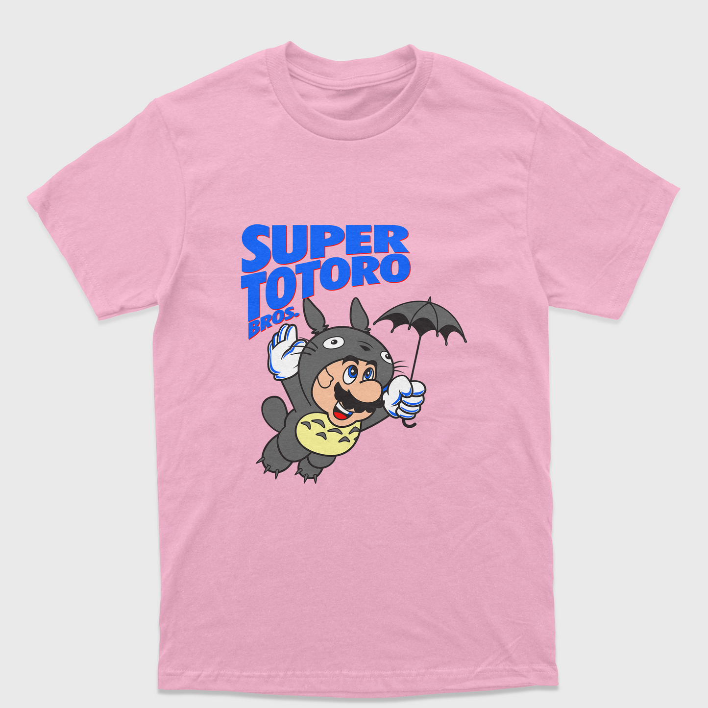 Camiseta Básica Unissex Super Mario Totoro