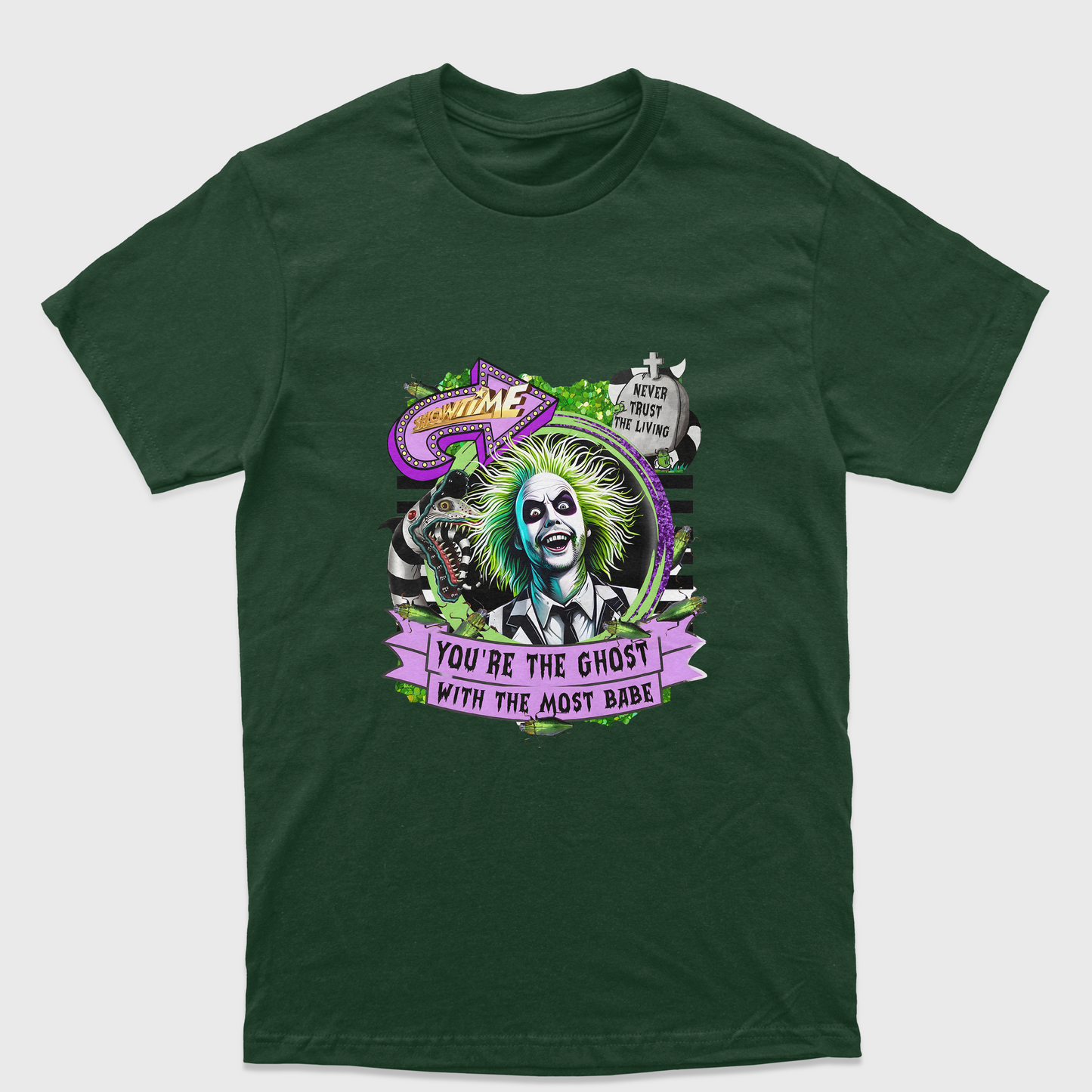 Camiseta Básica Unissex You Are The Ghost Beetlejuice