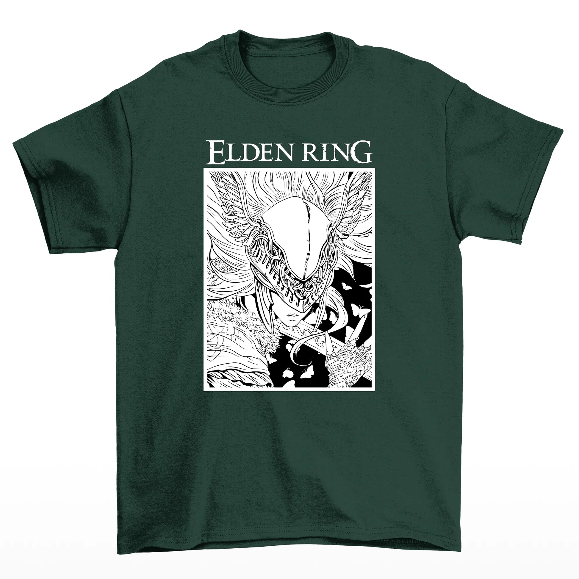 Camiseta Básica Malenia Elden Ring-verde