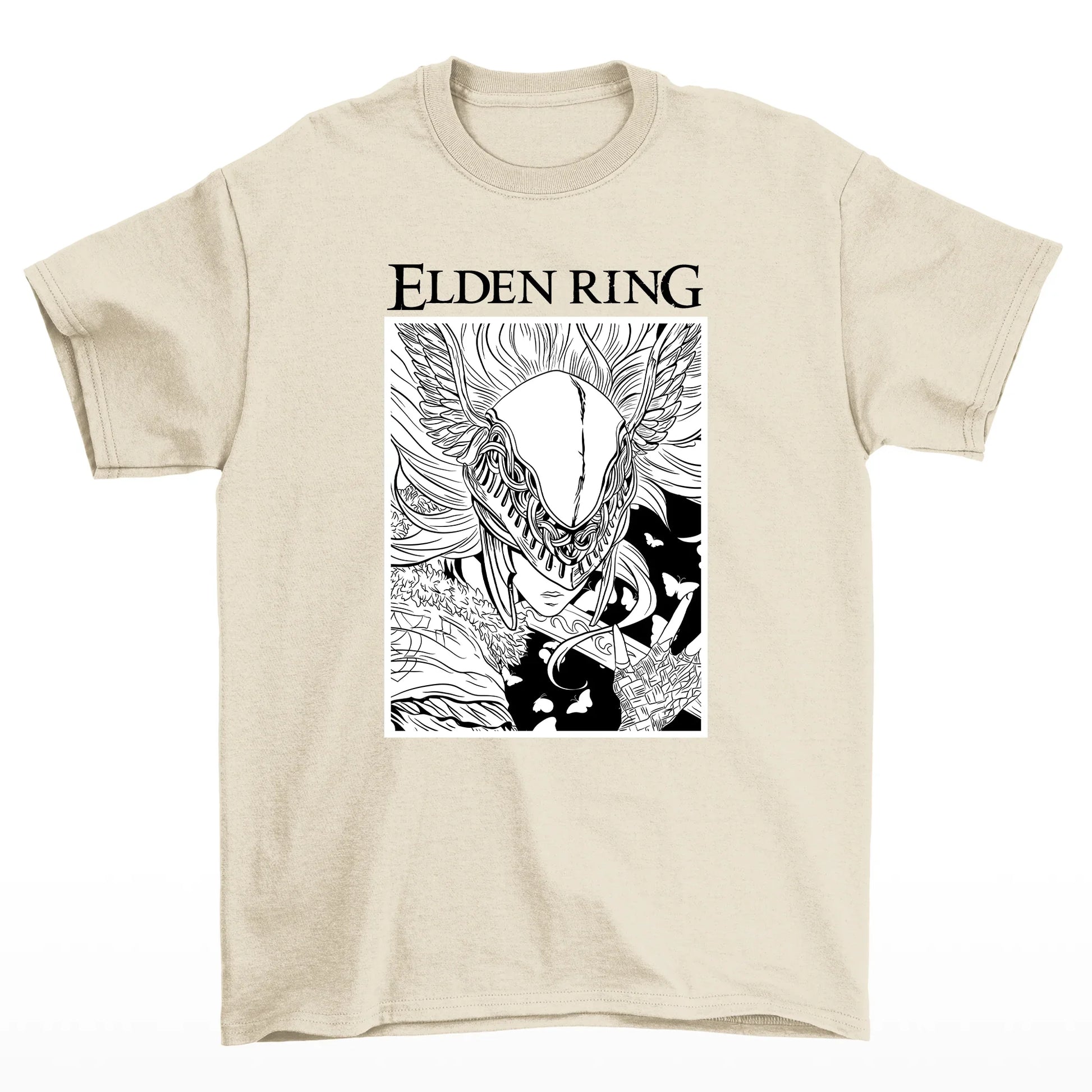 Camiseta Básica Malenia Elden Ring-pérola