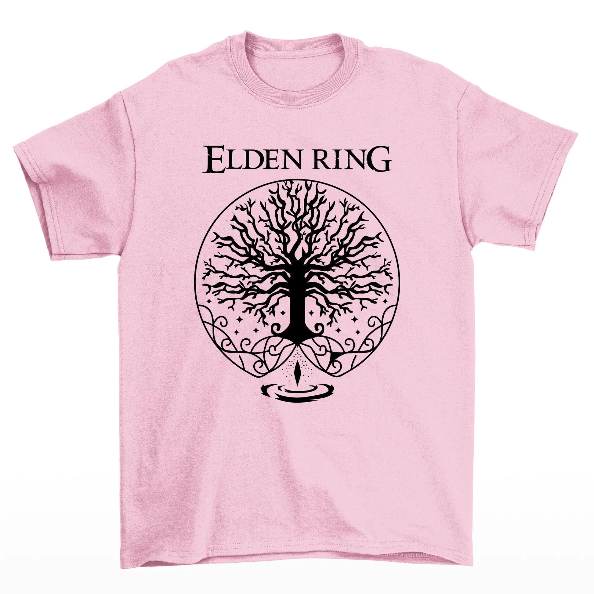 Camiseta Básica Térvore Elden Ring-rosa bebe