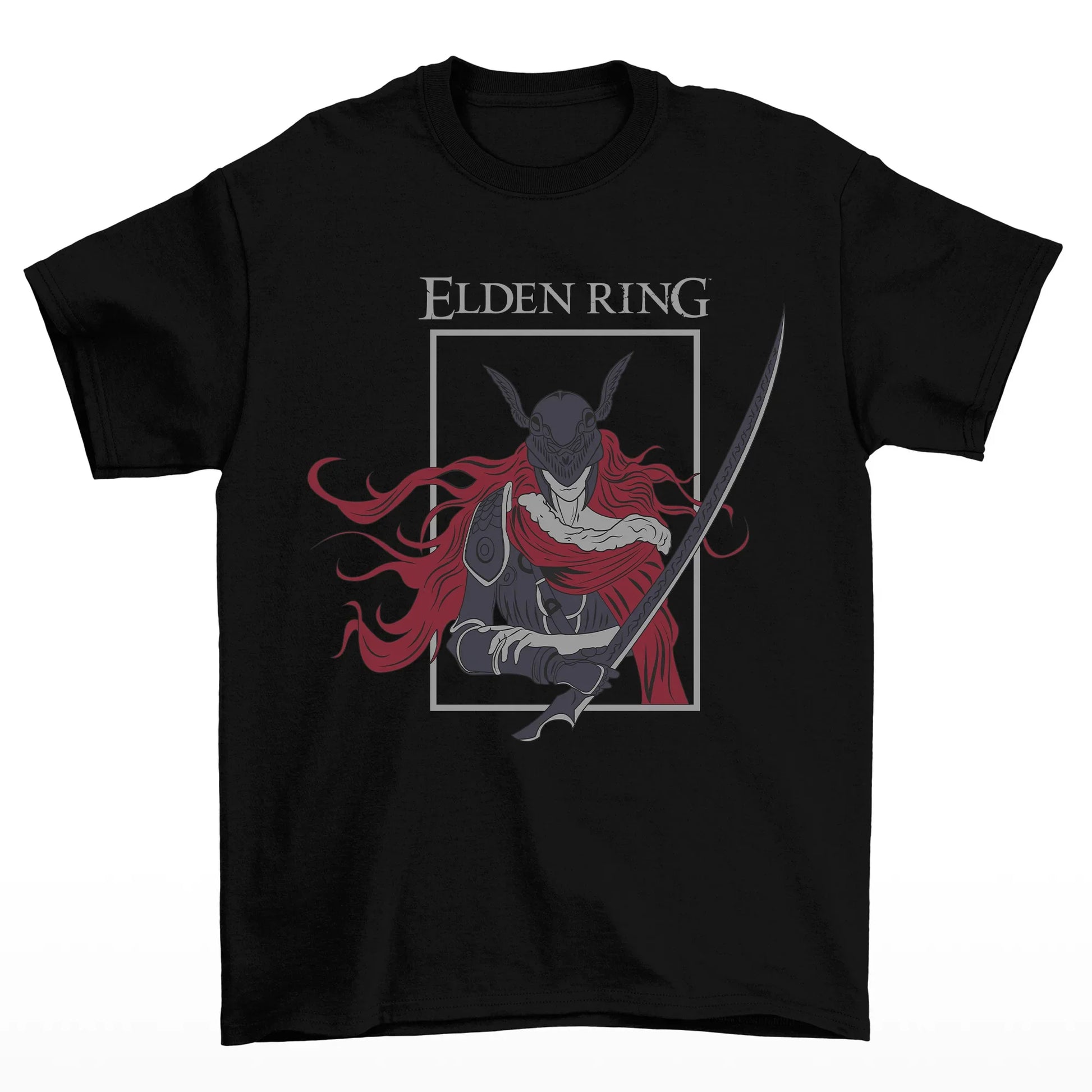 Camiseta Básica Malenia Blade of Miquella Elden Ring-preto