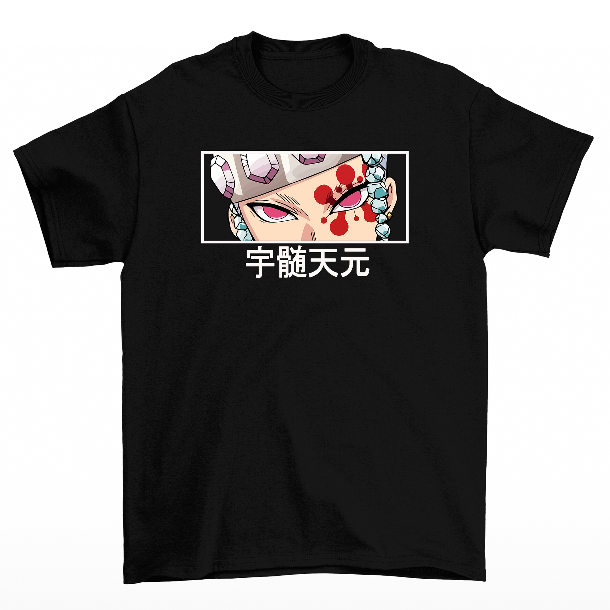 Camiseta Básica Uzui Hashira Kimetsu no Yaiba- PRETO