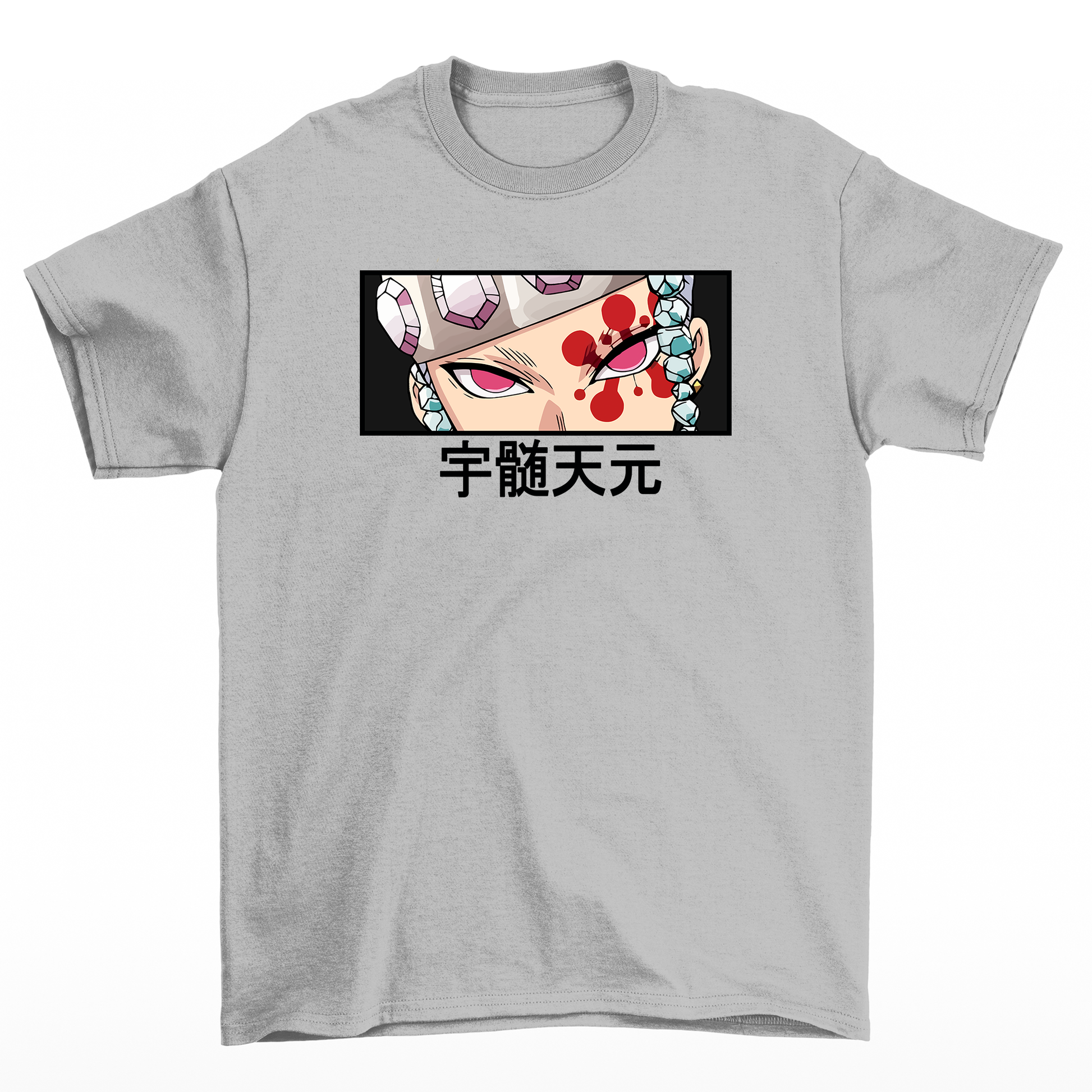 Camiseta Básica Uzui Hashira Kimetsu no Yaiba- CINZA