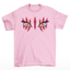 Camiseta Básica Akaza Lua Superior Demon Slayer- rosa bebe
