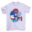 Camiseta Básica Cyber Akaza Demon Slayer Art- LILÁS