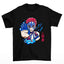 Camiseta Básica Cyber Akaza Demon Slayer Art- PRETO