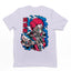 Camiseta Básica Cyber Akaza Demon Slayer Art- LILÁS