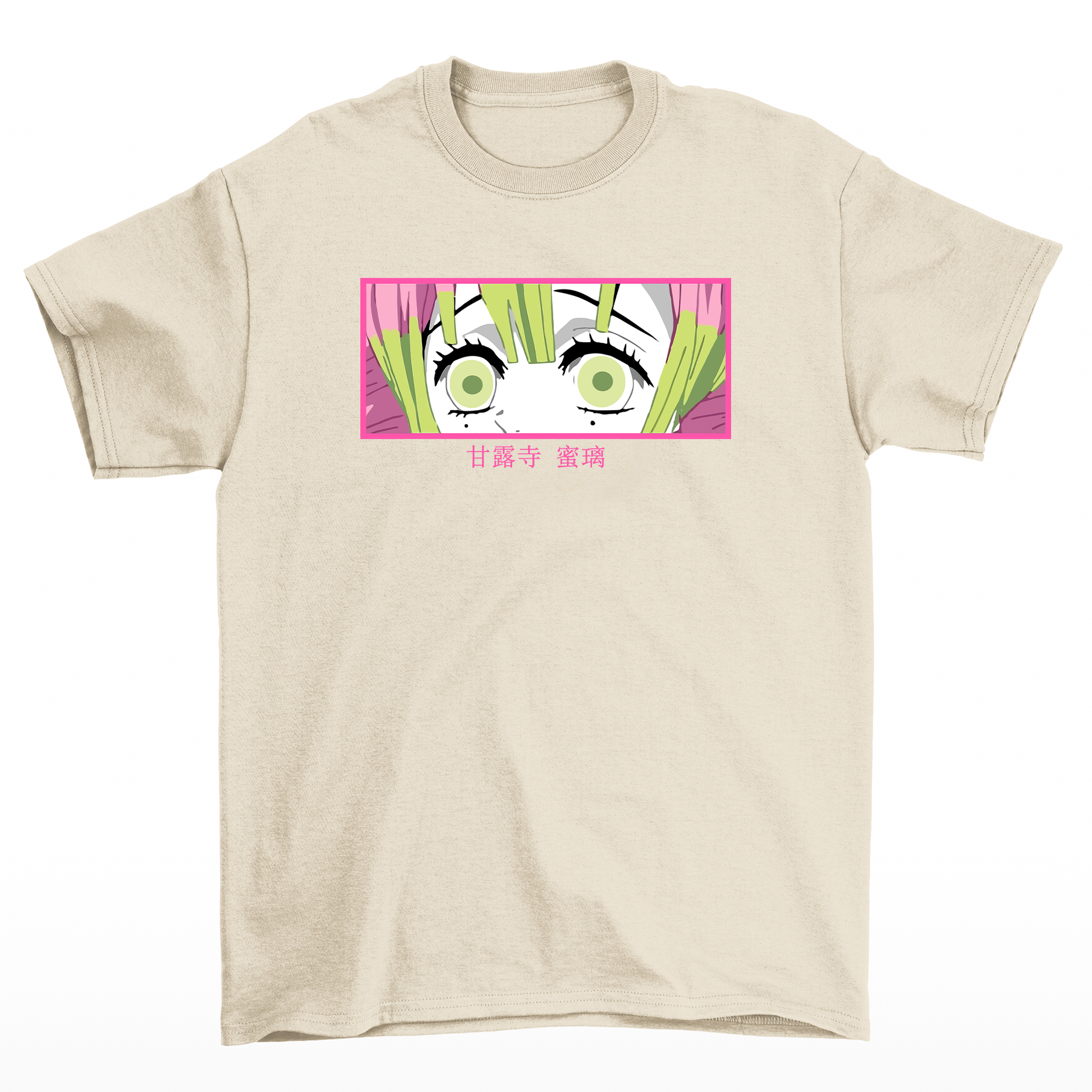 Camiseta Básica Kanroji Mitsuri Demon Slayer- pérola
