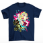 Camiseta Básica Rengoku Hashira Demon Slayer- AZUL-MARINHO