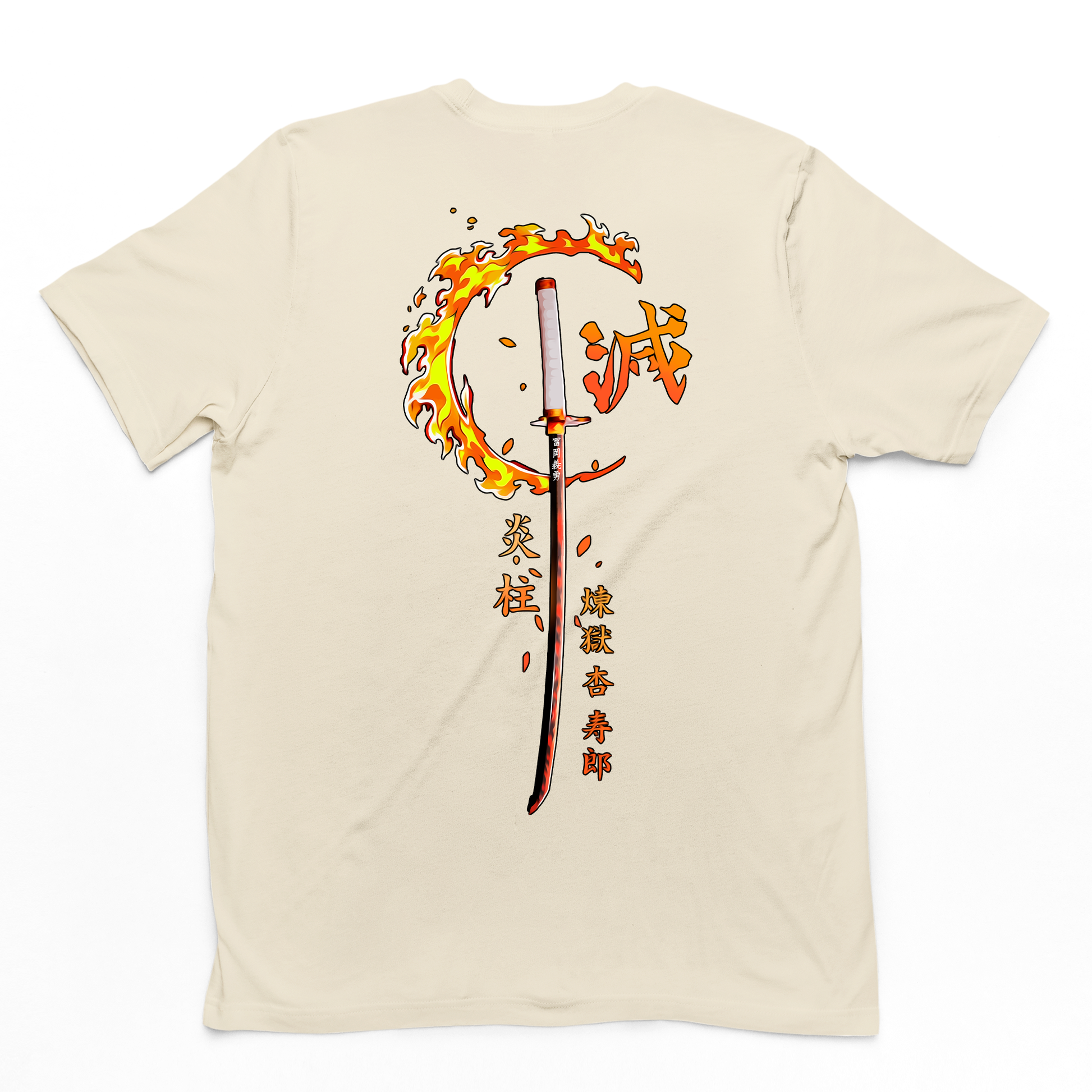 Camiseta Básica Rengoku Hashira Demon Slayer- PÉROLA