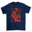 Camiseta Básica Deadpool Lovely Heart Azul marinho