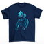 Camiseta Básica Goku Muscles Gym- Azul-Marinho