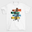 Camiseta Pokemon Ninjas- branco