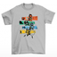 Camiseta Pokemon Ninjas- cinza