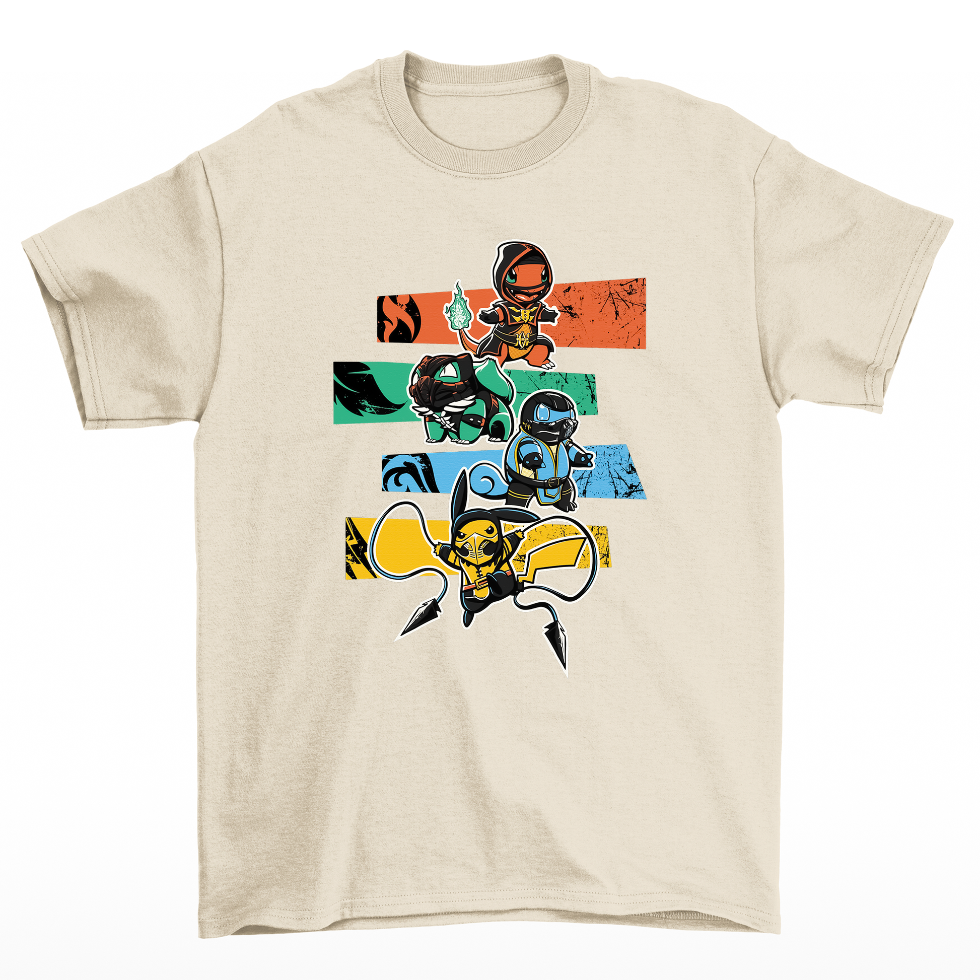 Camiseta Pokemon Ninjas- pérola