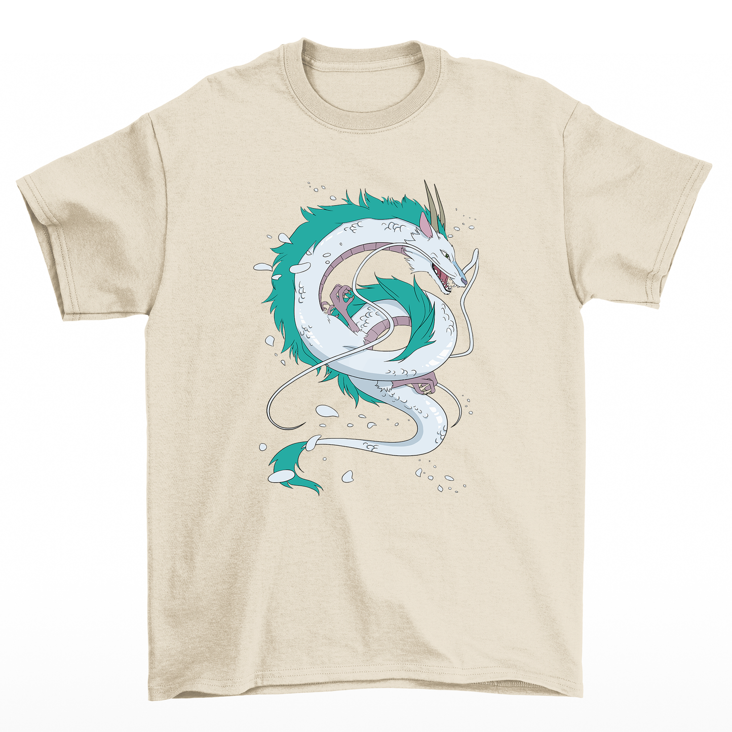 Camiseta Haku A Viagem De Chihiro-pérola