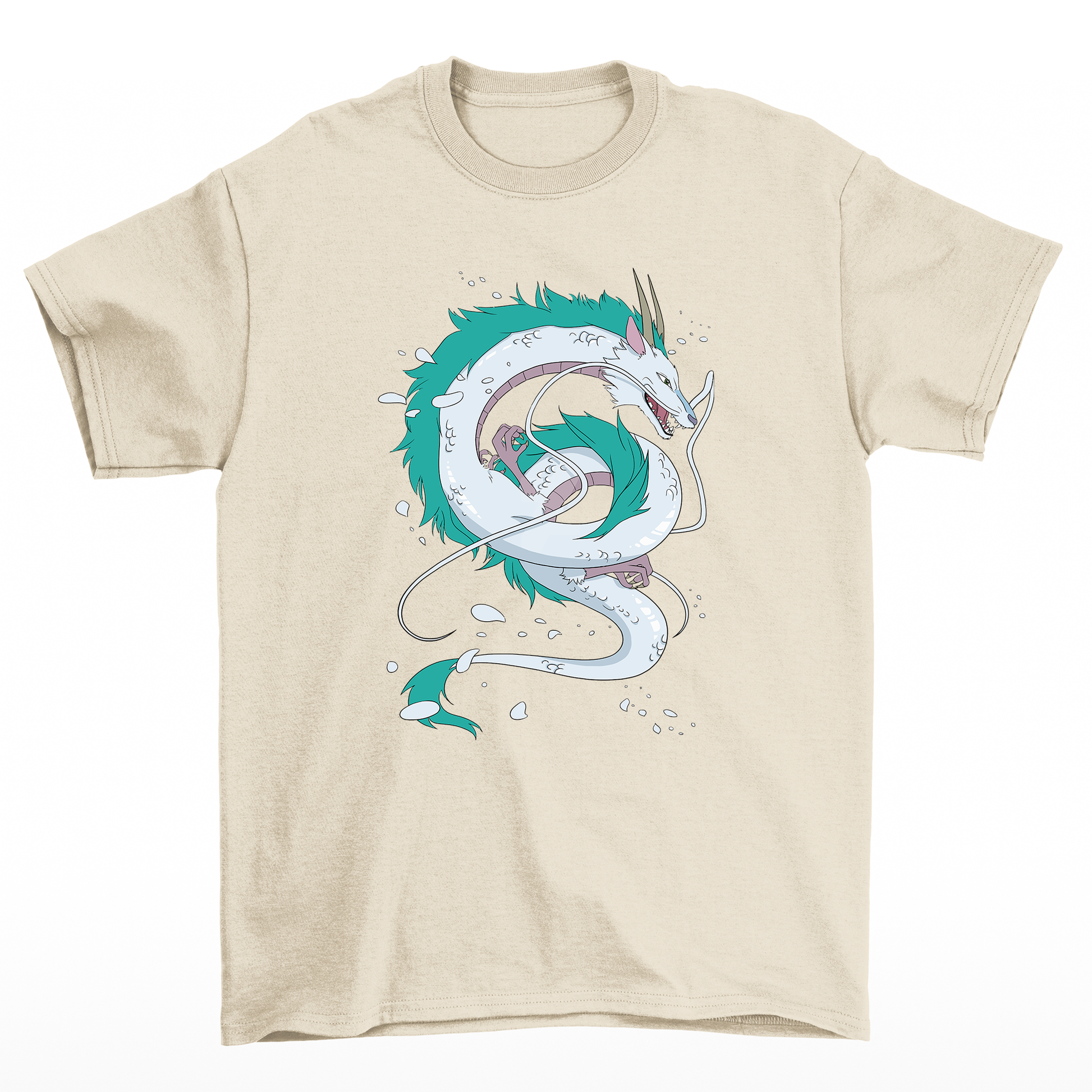 Camiseta Haku A Viagem De Chihiro-pérola