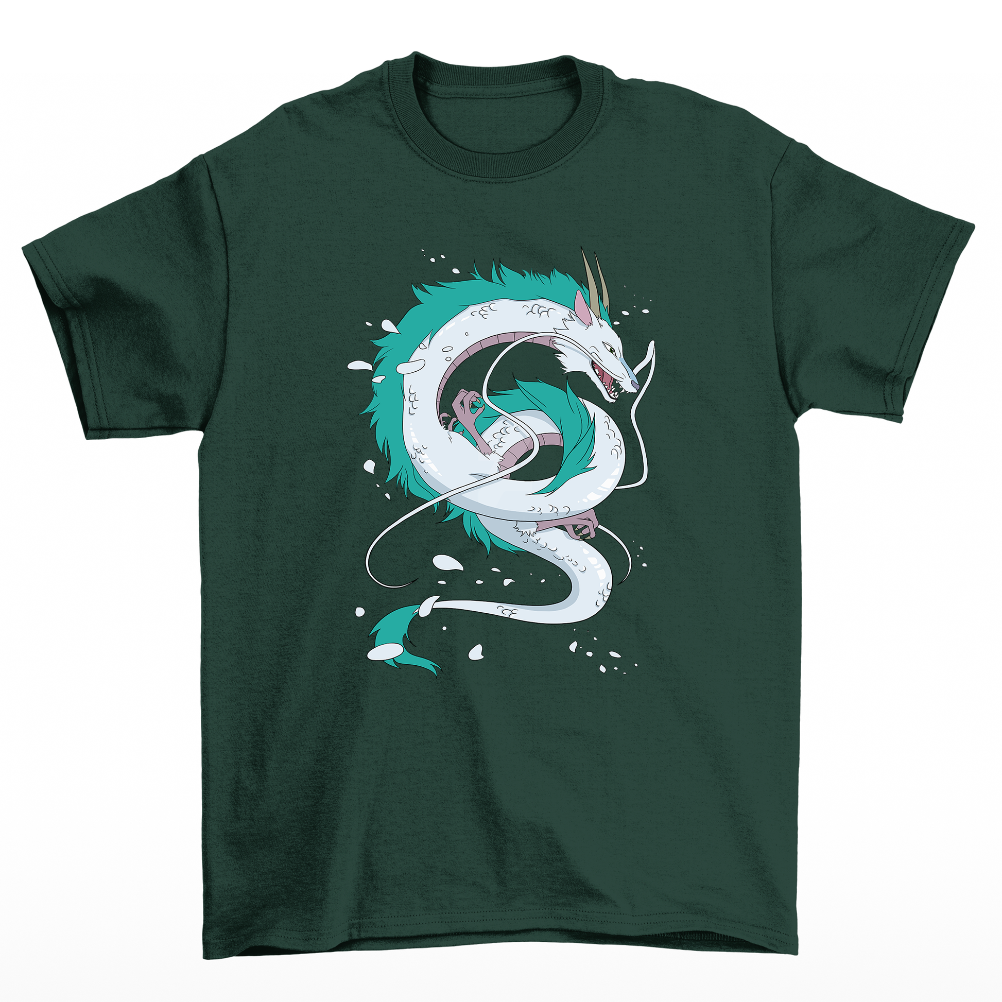 Camiseta Haku A Viagem De Chihiro-verde