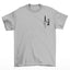 Camiseta Básica Unissex Jujutsu Kaisen Toji Fushiguro- cinza