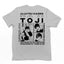 Camiseta Básica Unissex Jujutsu Kaisen Toji Fushiguro- cinza