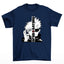 Camiseta Básica Azul Marinho Gojou Satoru Anime Jujutsu Kaisen