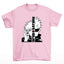 Camiseta Básica rosa bebê Gojou Satoru Anime Jujutsu Kaisen