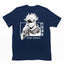 Camiseta Básica Gojou Satoru Anime Jujutsu Kaisen-azul marinho