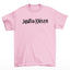 Camiseta Básica Gojou Satoru Anime Jujutsu Kaisen-rosa bebê