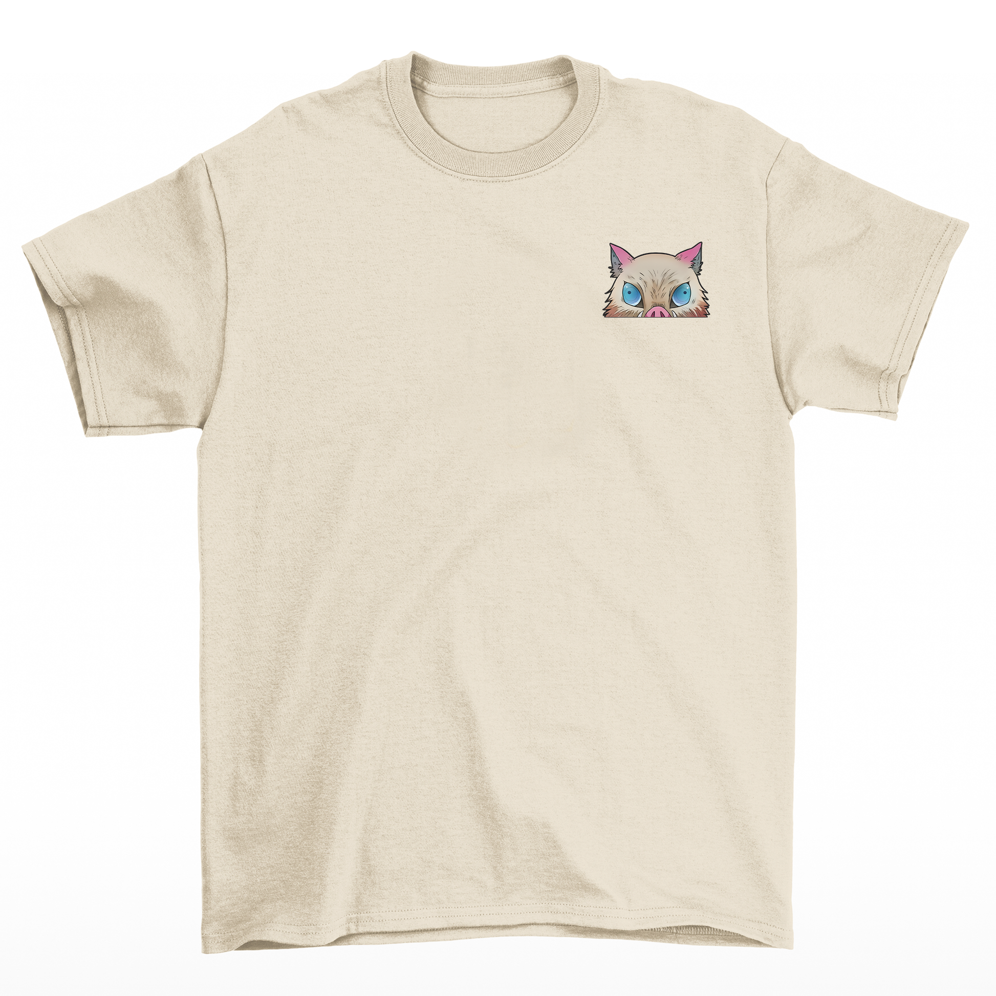 Camiseta Básica Unissex Inosuke Boar Demon Slayer- PÉROLA