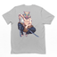 Camiseta Básica Unissex Inosuke Boar Demon Slayer- CINZA