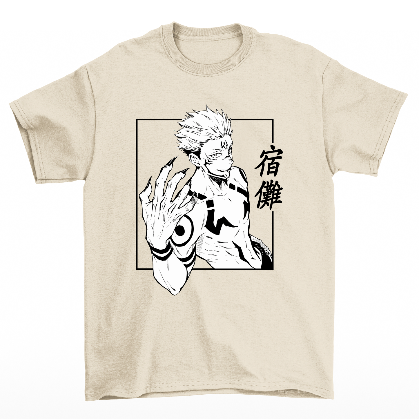 Camiseta Básica Unissex Ryomen Sukuna Domain Expansion- pérola