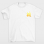 Camiseta Básica Unissex branca Thunder Breathing First Form Zenitsu Demon Slayer