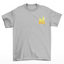 Camiseta Básica Unissex cinza Thunder Breathing First Form Zenitsu Demon Slayer
