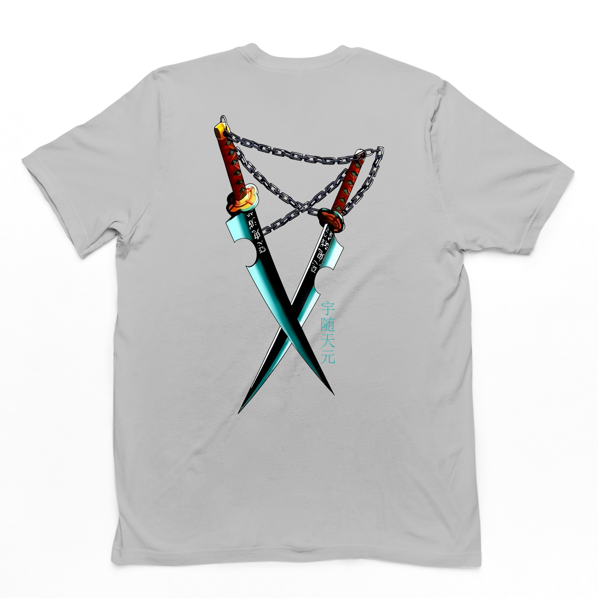 Camiseta Basica Cinza Uzui Tengen do anime  Kimetsu No Yaiba