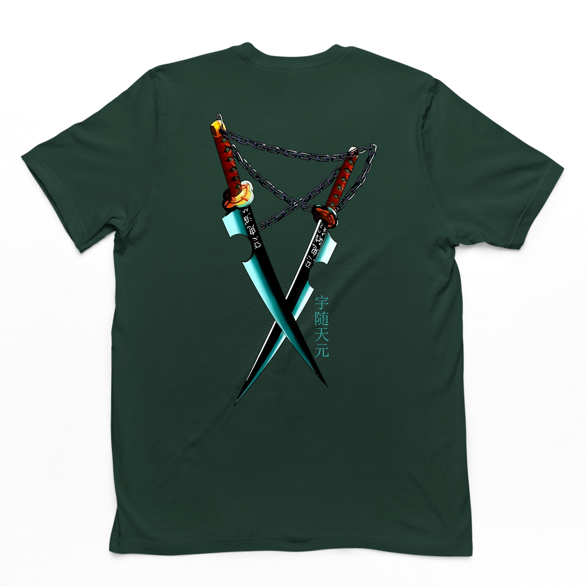 Camiseta Basica Verde Uzui Tengen do anime  Kimetsu No Yaiba