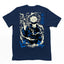 Camiseta Básica Unissex Gojo Satoru Sorceress Jujutsu Kaisen- azul-marinho
