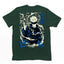 Camiseta Básica Unissex Gojo Satoru Sorceress Jujutsu Kaisen- verde