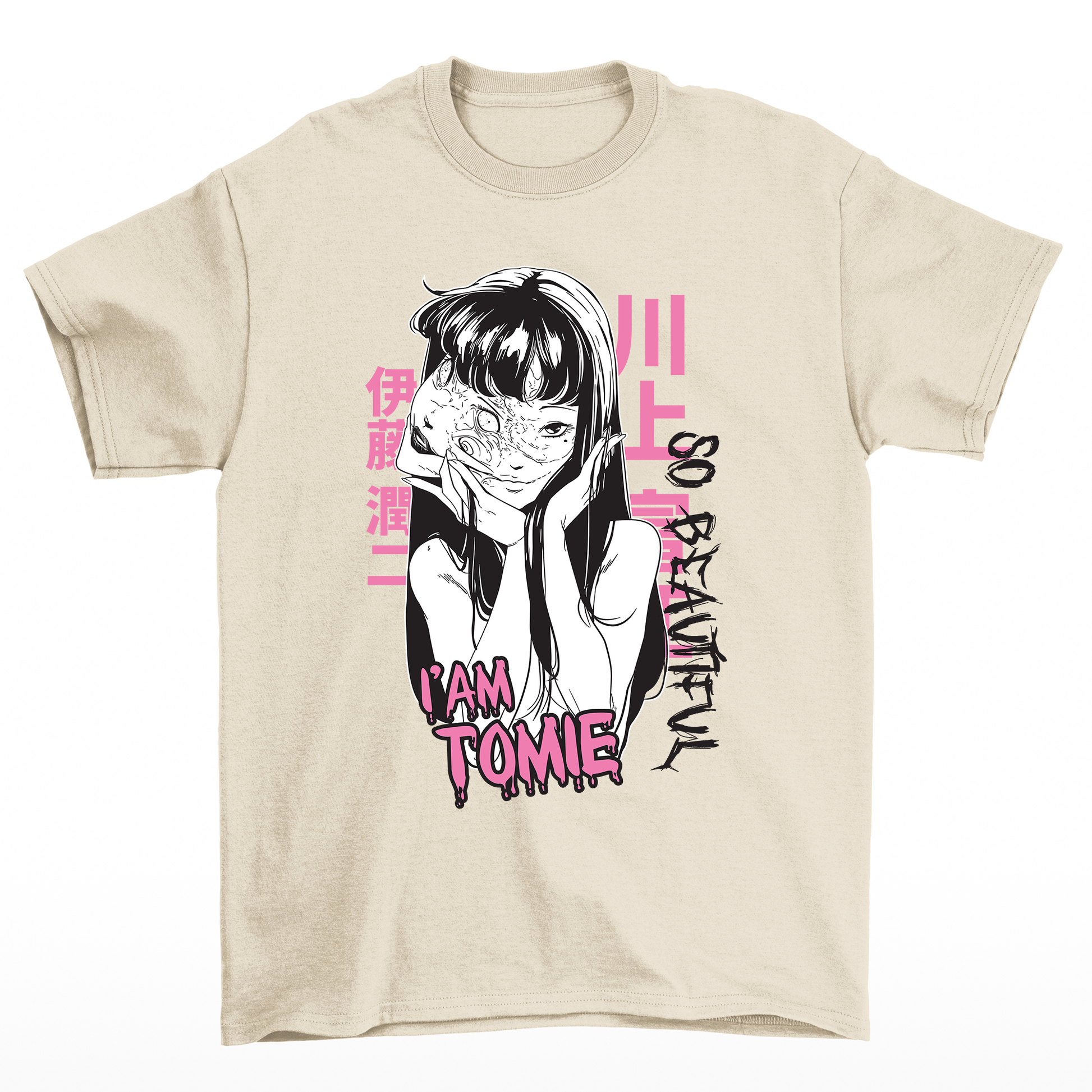 Camiseta Junji Ito Tomie Beautiful-pérola