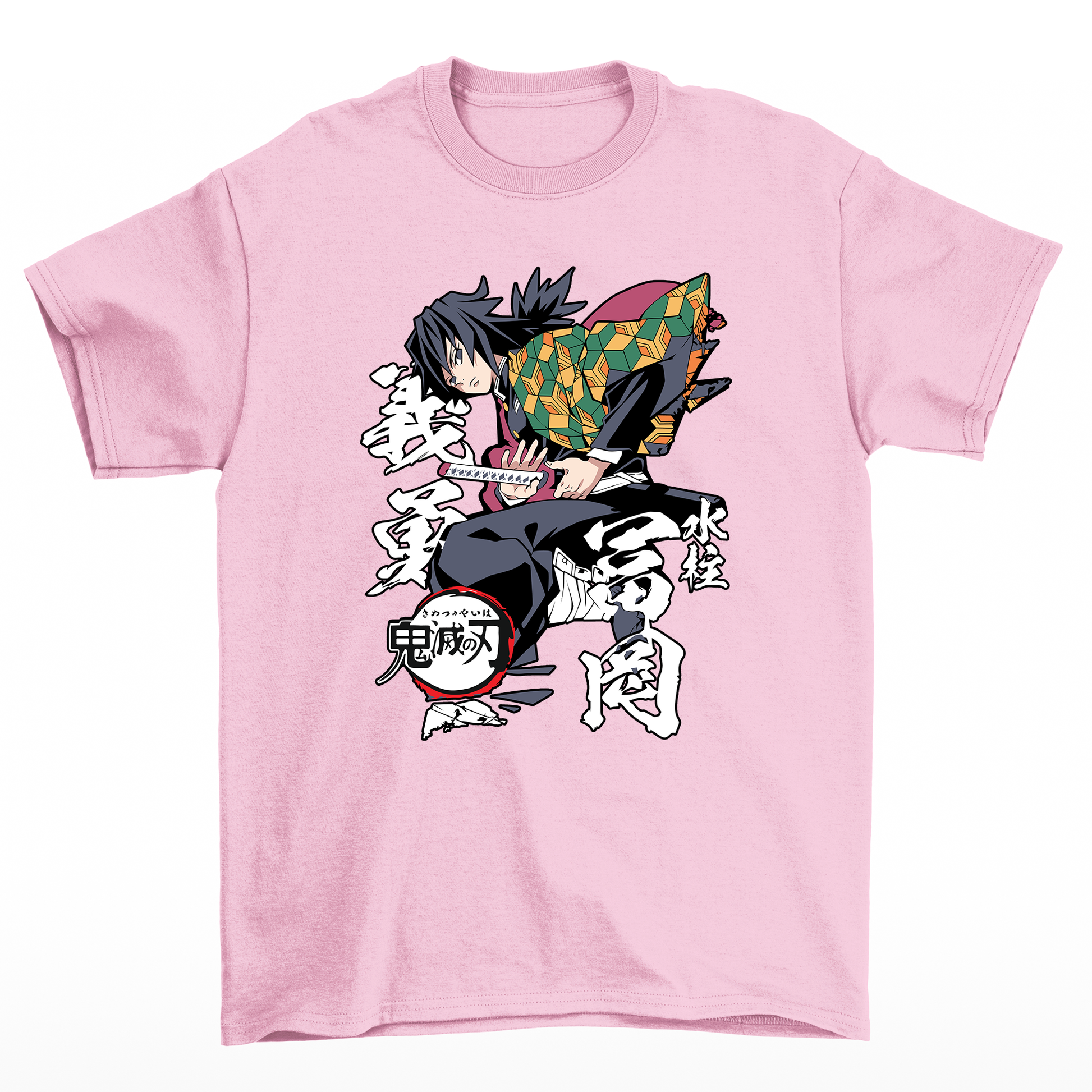 Camiseta Giyu Tomioka Demon Slayer-rosas bebe