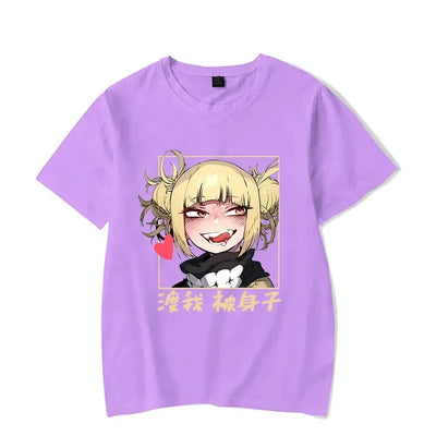 Camiseta Básica Himiko Toga Anime Boku No Hero Academia