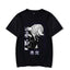 Camiseta Basica Preta  Tomura Shigaraki do anime Boku No Hero Academia